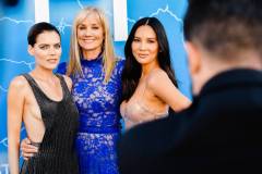 LOS ANGELES, CALIFORNIA - JUNE 17: (EDITORS NOTE: Image has been edited using digital filters) Emma Greenwell, Joely Richardson and Olivia Munn attends the LA premiere of Starz's "The Rook" at The Getty Museum on June 17, 2019 in Los Angeles, California. (Photo by Matt Winkelmeyer/FilmMagic)