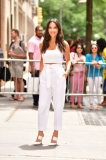 NEW YORK, NY - JUNE 24:  Olivia Munn leaves ABC's "The View" on June 24, 2019 in New York City.  (Photo by James Devaney/GC Images)