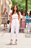 NEW YORK, NY - JUNE 24:  Olivia Munn leaves ABC's "The View" on June 24, 2019 in New York City.  (Photo by James Devaney/GC Images)