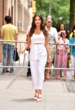 NEW YORK, NY - JUNE 24:  Olivia Munn leaves ABC's "The View" on June 24, 2019 in New York City.  (Photo by James Devaney/GC Images)