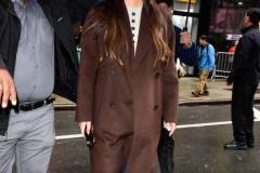 NEW YORK, NEW YORK - MAY 15: Olivia Munn is seen outside "Good Morning America" on May 15, 2024 in New York City. (Photo by Raymond Hall/GC Images)