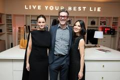 LOS ANGELES, CALIFORNIA - MAY 17: Amanda Peet, Jon Hamm and Olivia Munn seen at "Your Friends and Neighbors" FYC Event At The Think Apple TV+ Emmy House on May 17, 2025 in Los Angeles, California.  (Photo by Eric Charbonneau/Apple TV+ via Getty Images)