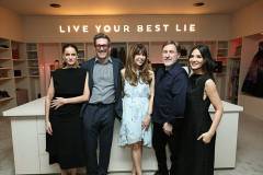 LOS ANGELES, CALIFORNIA - MAY 17: Amanda Peet, Jon Hamm, Jessica Radloff, Jonathan Tropper and Olivia Munn seen at "Your Friends and Neighbors" FYC Event At The Think Apple TV+ Emmy House on May 17, 2025 in Los Angeles, California.  (Photo by Eric Charbonneau/Apple TV+ via Getty Images)