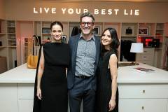 LOS ANGELES, CALIFORNIA - MAY 17: Amanda Peet, Jon Hamm and Olivia Munn seen at "Your Friends and Neighbors" FYC Event At The Think Apple TV+ Emmy House on May 17, 2025 in Los Angeles, California.  (Photo by Eric Charbonneau/Apple TV+ via Getty Images)