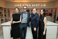 LOS ANGELES, CALIFORNIA - MAY 17: Amanda Peet, Jon Hamm, Jonathan Tropper and Olivia Munn seen at "Your Friends and Neighbors" FYC Event At The Think Apple TV+ Emmy House on May 17, 2025 in Los Angeles, California.  (Photo by Eric Charbonneau/Apple TV+ via Getty Images)