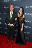 LOS ANGELES, CALIFORNIA - JUNE 10: (L-R) Aaron Sorkin and Olivia Munn attend the 2025 Astra TV Awards at SLS Hotel, a Luxury Collection Hotel, Beverly Hills on June 10, 2025 in Los Angeles, California. (Photo by Phillip Faraone/Getty Images)