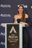 LOS ANGELES, CALIFORNIA - JUNE 10: Olivia Munn, recipient of the Trailblazer Award, speaks onstage during the 2025 Astra TV Awards at SLS Hotel, a Luxury Collection Hotel, Beverly Hills on June 10, 2025 in Los Angeles, California. (Photo by Kevin Winter/Getty Images)