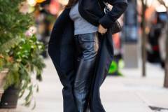 NEW YORK, NEW YORK - JANUARY 04: Olivia Munn is seen in Tribeca on January 04, 2025 in New York City. (Photo by TheStewartofNY/GC Images)