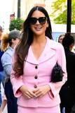 NEW YORK, NEW YORK - OCTOBER 01: Olivia Munn is seen in on October 01, 2025 in New York City. (Photo by Raymond Hall/GC Images)