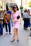 NEW YORK, NEW YORK - OCTOBER 01: Olivia Munn is seen in on October 01, 2025 in New York City. (Photo by Raymond Hall/GC Images)
