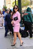 NEW YORK, NEW YORK - OCTOBER 01: Olivia Munn is seen in on October 01, 2025 in New York City. (Photo by Raymond Hall/GC Images)