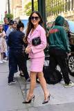 NEW YORK, NEW YORK - OCTOBER 01: Olivia Munn is seen in on October 01, 2025 in New York City. (Photo by Raymond Hall/GC Images)