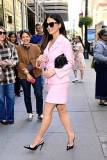 NEW YORK, NEW YORK - OCTOBER 01:Olivia Munn is seen on October 01, 2025 in New York City. (Photo by Raymond Hall/GC Images)