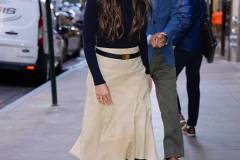 NEW YORK, NY - APRIL 1: Olivia Munn is seen on April 1, 2025 in New York City.  (Photo by XNY/Star Max/GC Images)