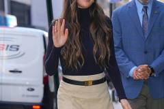 NEW YORK, NY - APRIL 1: Olivia Munn is seen on April 1, 2025 in New York City.  (Photo by XNY/Star Max/GC Images)