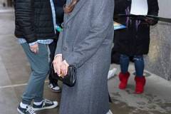 NEW YORK, NEW YORK - APRIL 11: Olivia Munn seen in Midtown on April 11, 2025 in New York City. (Photo by Aeon/GC Images)