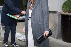 NEW YORK, NEW YORK - APRIL 11: Olivia Munn seen in Midtown on April 11, 2025 in New York City. (Photo by Aeon/GC Images)