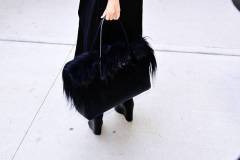 NEW YORK, NEW YORK - SEPTEMBER 11: Actress Olivia Munn is seen arriving at Michael Kors fashion show during New York Fashion Week at Terminal Warehouse on September 11, 2025 in New York City. (Photo by Raymond Hall/GC Images)