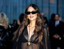 NEW YORK, NEW YORK - SEPTEMBER 13:  Actress Olivia Munn is seen arriving at the Khaite fashion show during New York Fashion Week on September 13, 2025 in New York City. (Photo by Gilbert Carrasquillo/GC Images)