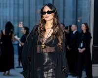 NEW YORK, NEW YORK - SEPTEMBER 13:  Actress Olivia Munn is seen arriving at the Khaite fashion show during New York Fashion Week on September 13, 2025 in New York City. (Photo by Gilbert Carrasquillo/GC Images)