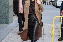 NEW YORK, NY - APRIL 10: Olivia Munn is seen on April 10, 2025 in New York City.  (Photo by Jason Howard/Bauer-Griffin/GC Images)