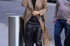 NEW YORK, NY - APRIL 10: Olivia Munn is seen on April 10, 2025 in New York City.  (Photo by XNY/Star Max/GC Images)