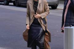 NEW YORK, NY - APRIL 10: Olivia Munn is seen on April 10, 2025 in New York City.  (Photo by XNY/Star Max/GC Images)