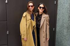 NEW YORK, NY - APRIL 10: Amanda Peet and Olivia Munn are seen at "The View" on April 10, 2025 in New York City.  (Photo by Jason Howard/Bauer-Griffin/GC Images)