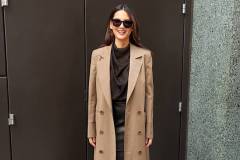 NEW YORK, NY - APRIL 10: Olivia Munn is seen outside "The View" on April 10, 2025 in New York City.  (Photo by Jason Howard/Bauer-Griffin/GC Images)