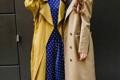 NEW YORK, NEW YORK - APRIL 10: Amanda Peet and Olivia Munn are seen at "The View" on April 10, 2025 in New York City. (Photo by Raymond Hall/GC Images)