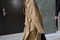 NEW YORK, NEW YORK - APRIL 10: Olivia Munn is seen at "The View" on April 10, 2025 in New York City. (Photo by Raymond Hall/GC Images)