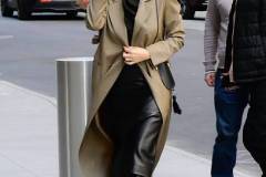 NEW YORK, NEW YORK - APRIL 10: Olivia Munn is seen at "The View" on April 10, 2025 in New York City. (Photo by Raymond Hall/GC Images)