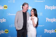 NEW YORK, NEW YORK - APRIL 29: Dotdash Meredith CEO Neil Vogel and Olivia Munn attend the celebratory launch of the new People Magazine App at The Hotel Chelsea on April 29, 2025 in New York City. (Photo by Michael Loccisano/Getty Images)