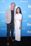 NEW YORK, NEW YORK - APRIL 29: Dotdash Meredith CEO Neil Vogel and Olivia Munn attend the celebratory launch of the new People Magazine App at The Hotel Chelsea on April 29, 2025 in New York City. (Photo by Michael Loccisano/Getty Images)