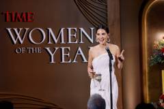 WEST HOLLYWOOD, CALIFORNIA - FEBRUARY 25: Olivia Munn speaks onstage during the TIME Women of the Year Gala at The West Hollywood EDITION on February 25, 2025 in West Hollywood, California. (Photo by Stefanie Keenan/Getty Images for TIME)