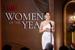 WEST HOLLYWOOD, CALIFORNIA - FEBRUARY 25: Olivia Munn speaks onstage during the TIME Women of the Year Gala at The West Hollywood EDITION on February 25, 2025 in West Hollywood, California. (Photo by Stefanie Keenan/Getty Images for TIME)