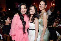 WEST HOLLYWOOD, CALIFORNIA - FEBRUARY 25: (L-R) Amanda Nguyen, Lucy Feldman, Senior Editor, TIME, and Olivia Munn attend the TIME Women of the Year Gala at The West Hollywood EDITION on February 25, 2025 in West Hollywood, California.  (Photo by Stefanie Keenan/Getty Images for TIME)