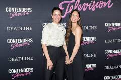 LOS ANGELES, CALIFORNIA - APRIL 04: (L-R) Amanda Peet and Olivia Munn attend the special screening of Apple TV+