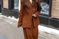NEW YORK, NEW YORK - FEBRUARY 11: Actress Olivia Munn attends the Proenza Schouler fashion show during New York Fashion Week on February 11, 2026 in New York City. (Photo by Gilbert Carrasquillo/GC Images)