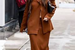 NEW YORK, NEW YORK - FEBRUARY 11: Actress Olivia Munn attends the Proenza Schouler fashion show during New York Fashion Week on February 11, 2026 in New York City. (Photo by Gilbert Carrasquillo/GC Images)