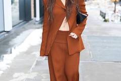 NEW YORK, NEW YORK - FEBRUARY 11: Olivia Munn attends the Proenza Schouler fashion show during New York Fashion Week in the Lower East Side on February 11, 2026 in New York City. (Photo by Aeon/GC Images)