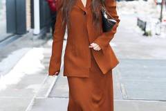 NEW YORK, NEW YORK - FEBRUARY 11: Olivia Munn attends the Proenza Schouler fashion show during New York Fashion Week in the Lower East Side on February 11, 2026 in New York City. (Photo by Aeon/GC Images)