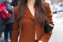 NEW YORK, NEW YORK - FEBRUARY 11: Olivia Munn attends the Proenza Schouler fashion show during New York Fashion Week in the Lower East Side on February 11, 2026 in New York City. (Photo by Aeon/GC Images)