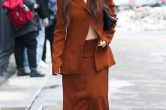 NEW YORK, NEW YORK - FEBRUARY 11: Olivia Munn attends the Proenza Schouler fashion show during New York Fashion Week in the Lower East Side on February 11, 2026 in New York City. (Photo by Aeon/GC Images)