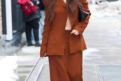 NEW YORK, NEW YORK - FEBRUARY 11: Olivia Munn attends the Proenza Schouler fashion show during New York Fashion Week in the Lower East Side on February 11, 2026 in New York City. (Photo by Aeon/GC Images)