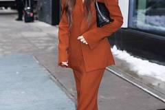 NEW YORK, NEW YORK - FEBRUARY 11: Olivia Munn attends the Proenza Schouler fashion show during New York Fashion Week on Lower East Side on February 11, 2026 in New York City. (Photo by Aeon/GC Images)