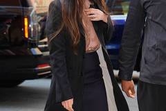 NEW YORK, NY - MARCH 30: Olivia Munn is seen on March 30, 2026 in New York City.  (Photo by XNY/Star Max/GC Images)