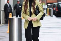 NEW YORK, NEW YORK - MARCH 30: Olivia Munn seen arriving to the Good Morning America on March 30, 2026 in New York City. (Photo by Aeon/GC Images)
