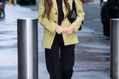 NEW YORK, NEW YORK - MARCH 30: Olivia Munn is seen in Hudson Square on March 30, 2026 in New York City. (Photo by TheStewartofNY/GC Images)