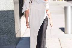 NEW YORK, NEW YORK - JUNE 01: Olivia Munn is seen in Hudson Square on June 01, 2026 in New York City. (Photo by TheStewartofNY/GC Images)
